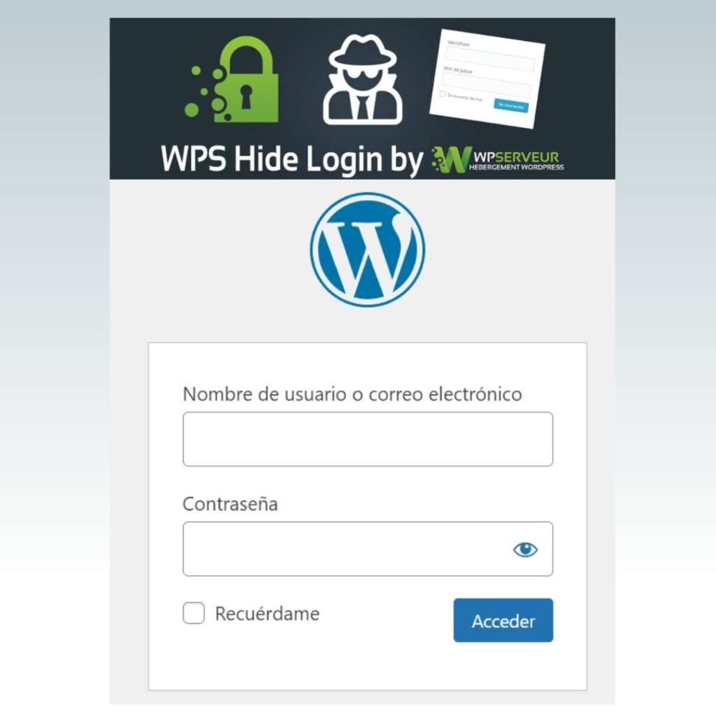 Ocultar login wordpress, seguridad en Wordpress, hide admin