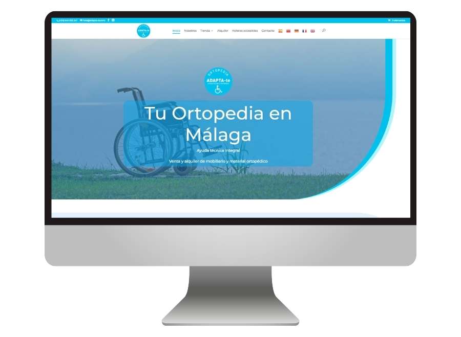 Tienda online Adapta-te, diseño web Cáceres, diseño web Badajoz, tienda online woocommerce, wordpress