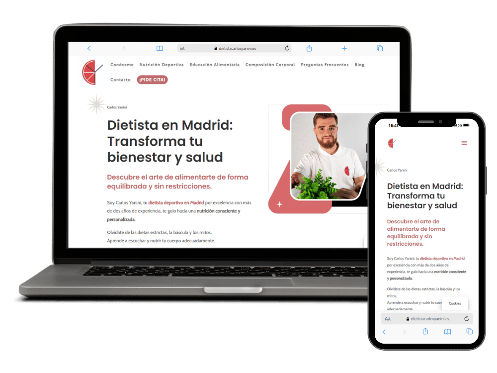 Web Dietista Carlos Yanini