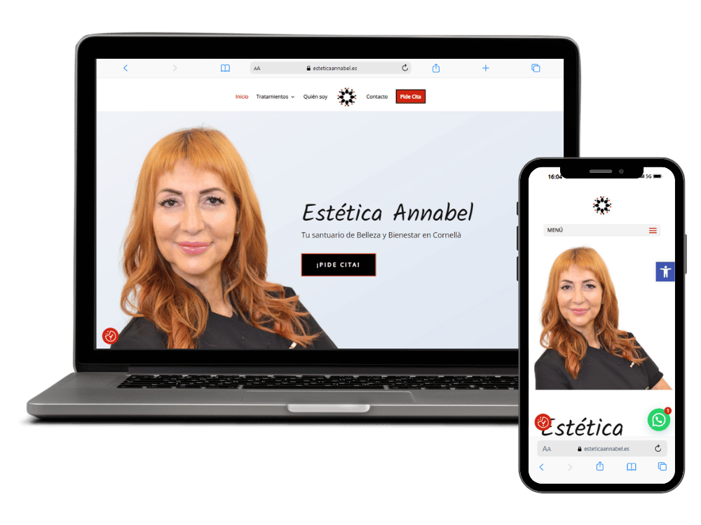 Web para Estética Annabel