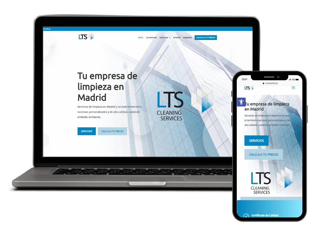 Página Web Limpiezas LTS Página Web Limpiezas LTS