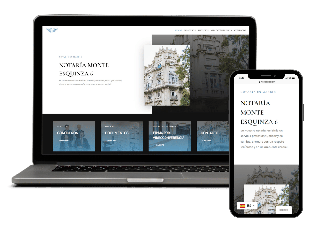 Página Web ME notarios Página Web ME notarios