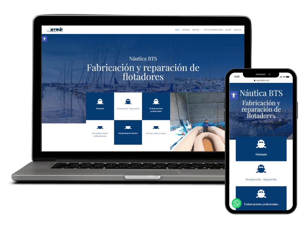Página Web Náutica BTS Página Web Náutica BTS